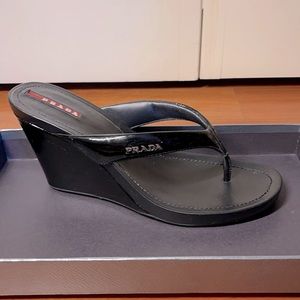 Prada Wedge Sandals size 9